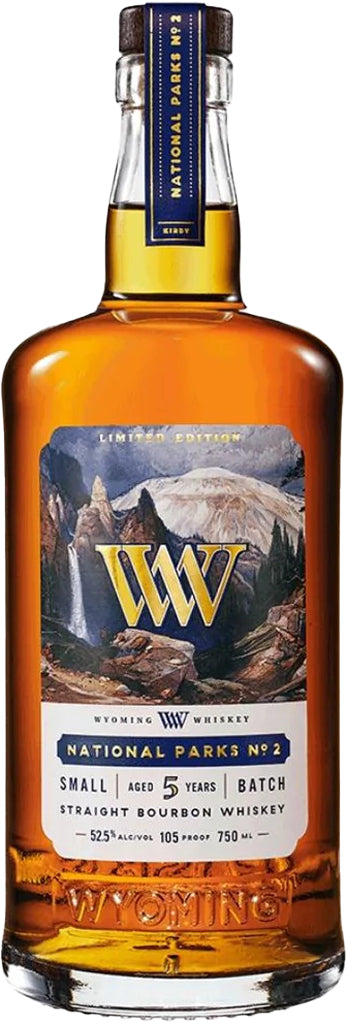 Wyoming National Parks #5 Bourbon Whiskey 5 Year Old 750ml-0