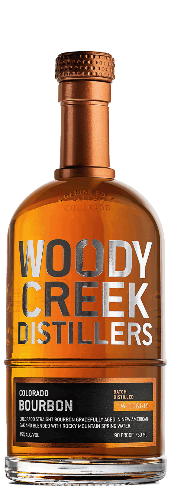 Woody Creek Single Barrel Selections Cask Strength Bourbon Whiskey 750ml-0