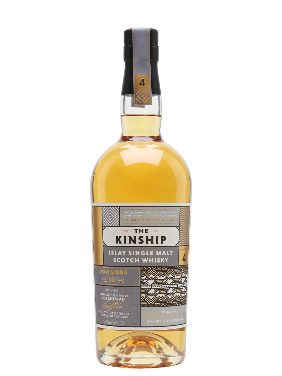 Bowmore 30 Year Old "Kinship" Single Barrel 48.5% Cask Strength Single Malt Whisky 1989 700ml-0