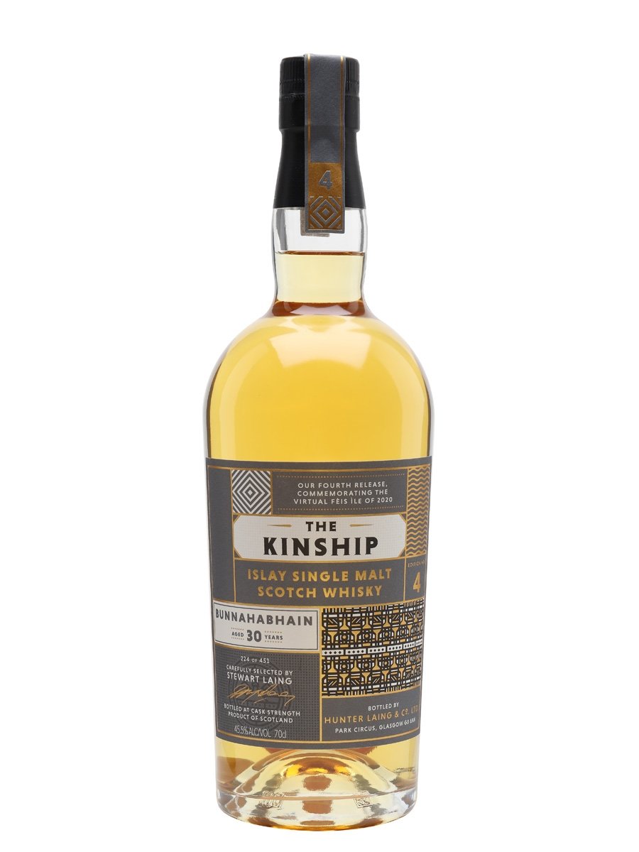 Bunnahabhain 30 Year Old “Kinship 2020 Release” Single Barrel 48.5% Cask Strength Single Malt Whisky 1989 700ml-0