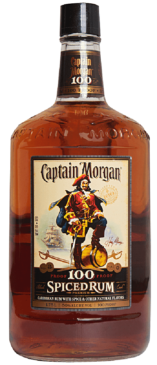 Captain Morgan Spiced Rum 100 Proof 1.75L