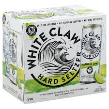 White Claw Hard Seltzer Natural Lime 6pk Cans Featured Image
