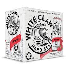 White Claw Hard Raspberry 6pk Cans