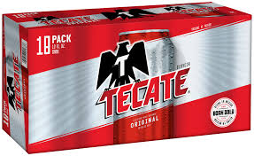 Tecate 18pk Cans-0
