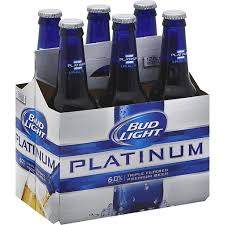 Bud Light Platinum 6pk Bottles
