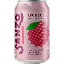 Sanzo Lychee Sparkling Water 6pk Cans-0