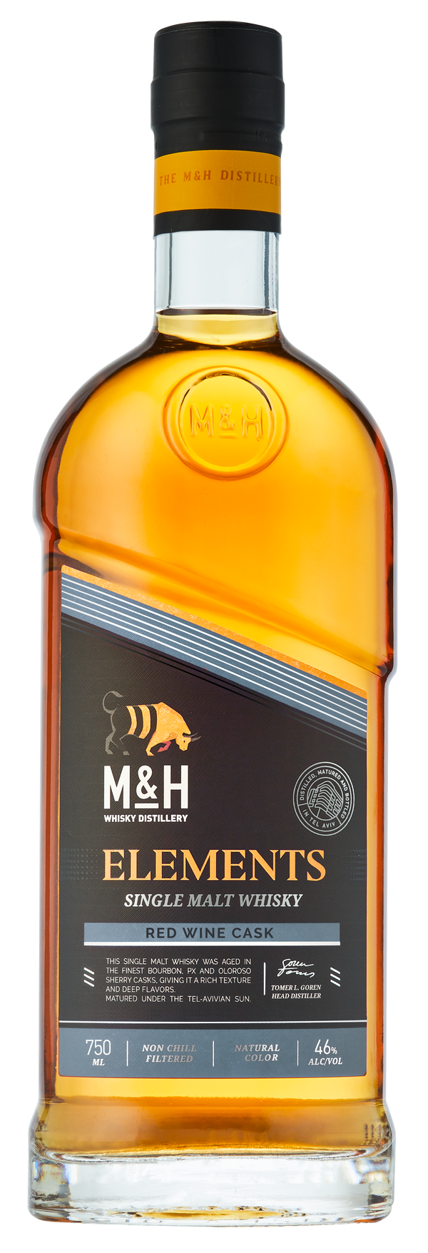 Milk & Honey Elements Red Wine Cask Israel Single Malt Whisky 750ml