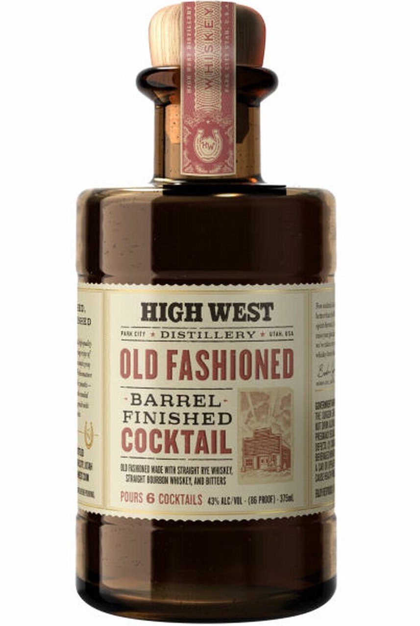 High West Old Fashioned Barrel Finished Cocktail 375ml-0