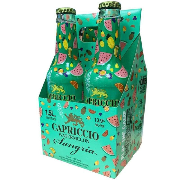 Capriccio Watermelon Bubbly Sangria 4pk 375ml Bottles