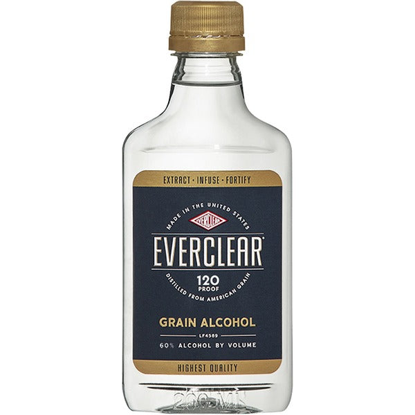 Everclear Grain Alcohol 120 Proof 375ml – Mission Wine & Spirits