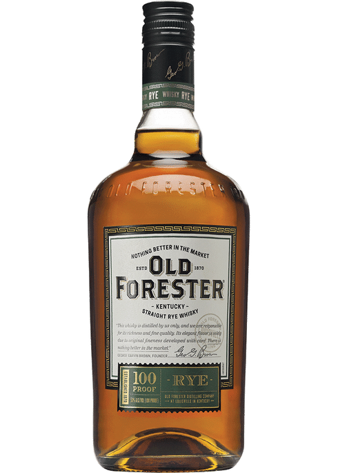Old Forester Kentucky Rye Whiskey 100 Proof 750ml-0