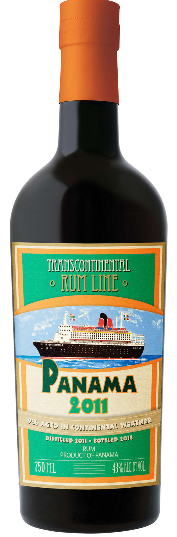 Transcontinental Rum Line 9 Year Old Panama Single Barrel Cask Strength Rum 2011 750ml