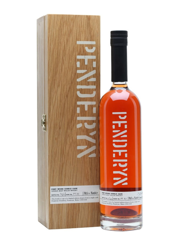 Penderyn Ex-Ruby Single Cask Single Malt Whiskey 10 Year Old PT-178 750ml
