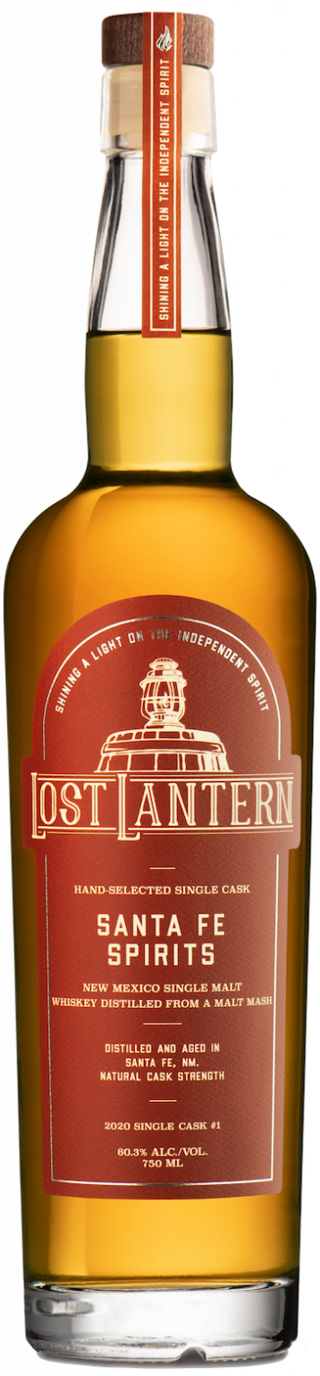 Lost Lantern Single Cask #1 Santa Fe New Mexico Single Malt Whiskey 120.6pf 750ml-0