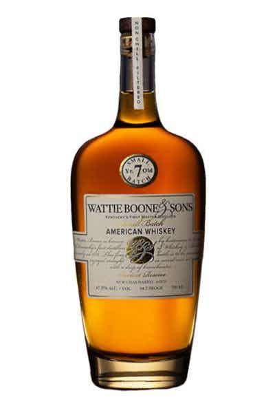 Wattie Boone & Sons American Whiskey Ancient Reserve 7 Year Old 750ml