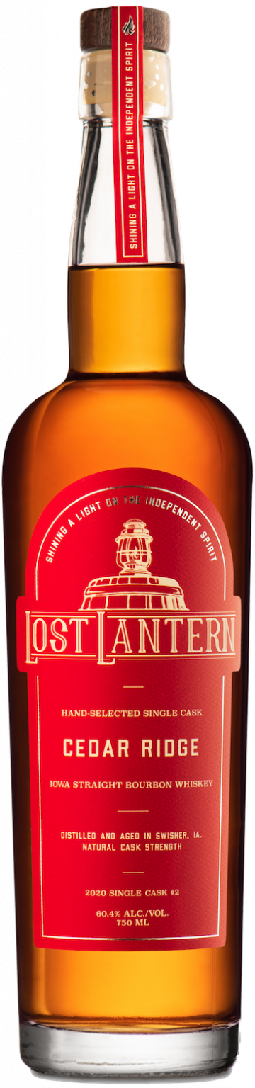 Lost Lantern Single Cask #2 Cedar Ridge Iowa Straight Bourbon 120.7pf 750ml-0