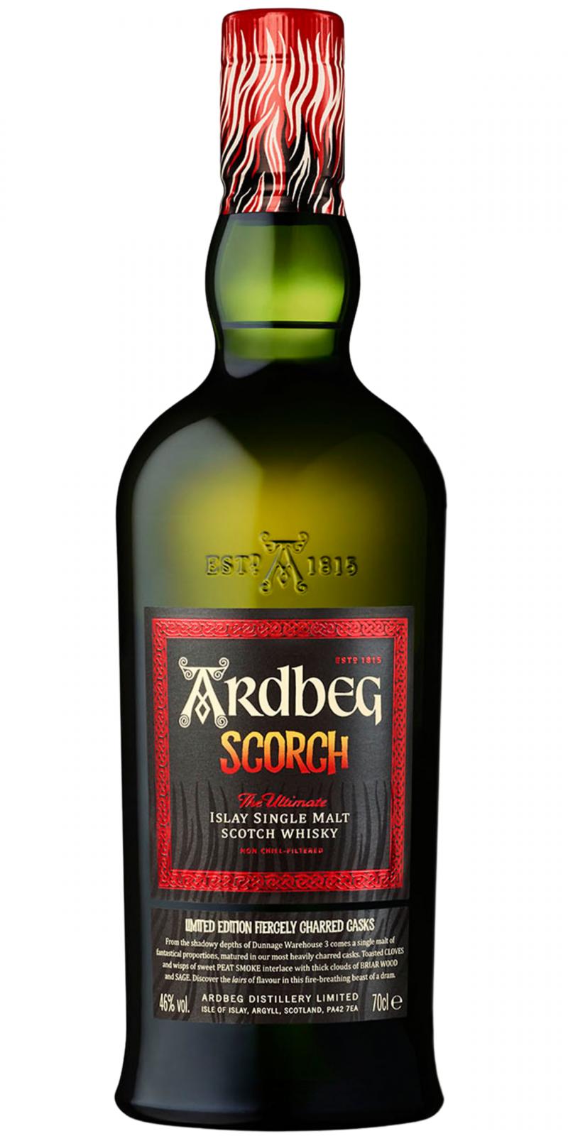 Ardbeg "Scorch" Dragon Charred Cask Single Malt Whisky 92 Proof 750ml-0