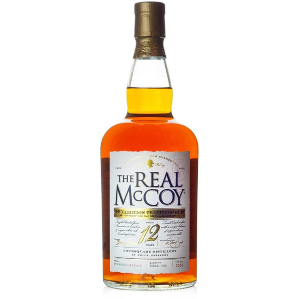 The Real McCoy Rum 100 Proof 12 Year Old Prohibition 750ml