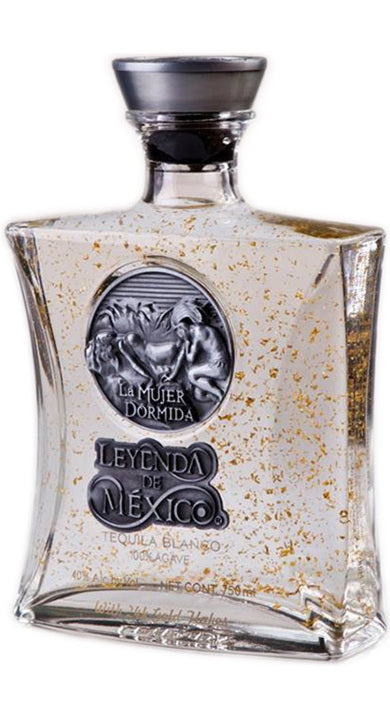 Leyenda de Mexico Tequila Gold Flakes Blanco 750ml