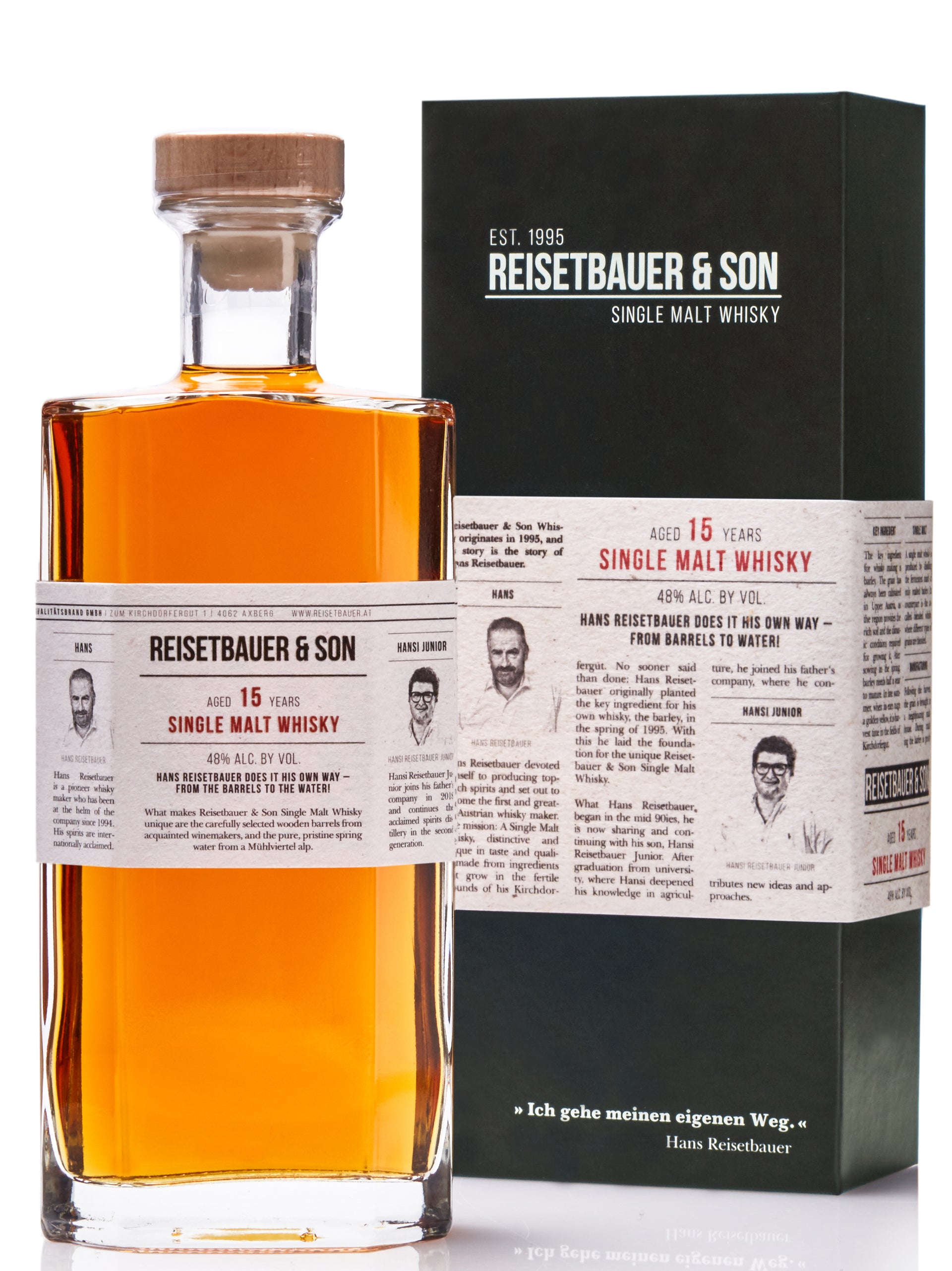 Reisetbauer & Son Single Malt Whiskey 15yr 750ml-0