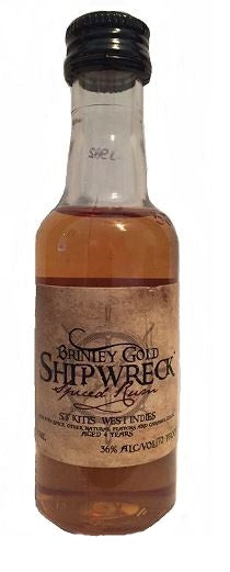Brinley Gold Shipwreck Spiced Rum 50ml-0