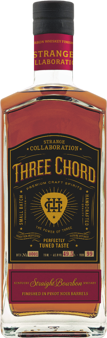 Three Chord Strange Collaboration Straight Bourbon 750ml-0