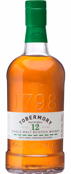 Tobermory 12 Year Old Single Malt Whisky 750ml