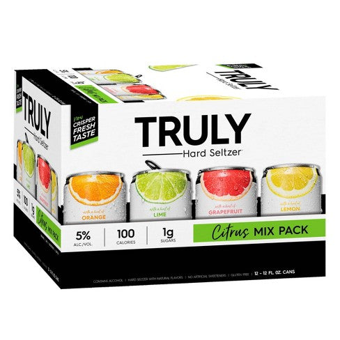 Truly Citrus Variety Pack 12pk Cans-0
