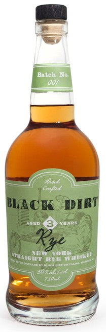 Black Dirt Rye Whiskey 3 Year Old 750ml