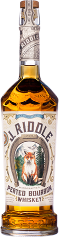 Two James J. Riddle Peated Bourbon Whiskey 750ml-0